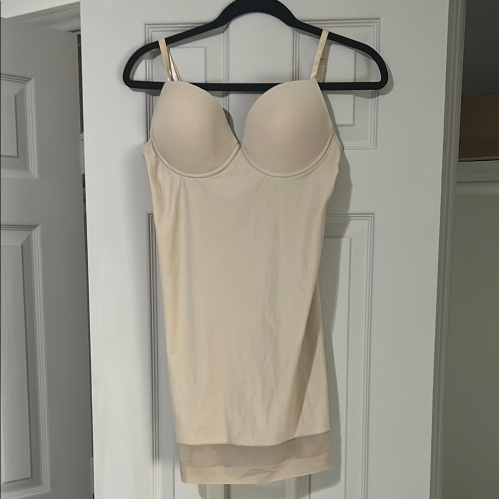 NWOT Cream Chemise with Minimalist Design